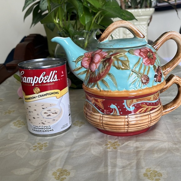 Tracy Porter tea cup for one / pink flower / tea pot / tea cup🌸 - Picture 10 of 10